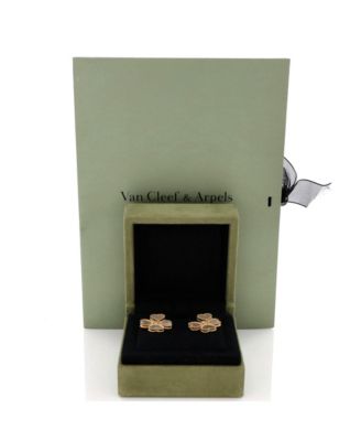Sweet Alhambra Effeuillage Heart Earrings