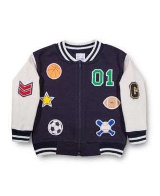 Baby Boy (12M-24M) French Terry Varsity Sports Jacket