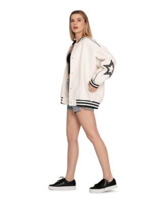 Women's Hold Me Close Letterman Bomber