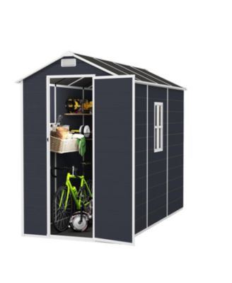 4x8 Waterproof, UV Proof Resin Storage Shed