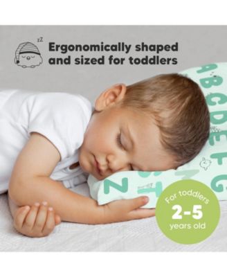 Toddler Pillow with Pillowcase, Small Pillow for Sleeping
