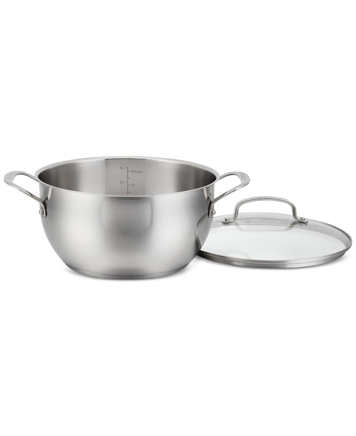 Cuisinart Chef's Classic Stainless Steel 5-qt Covered All-purpose Pan In Silver