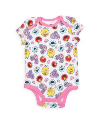 Baby Girls 5 Pack Bodysuits Newborn to