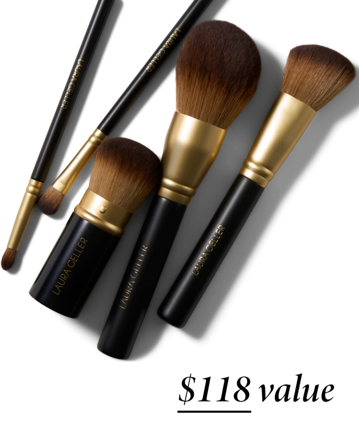 Laura Geller Beauty 5-pc. Full Face Brush Set In Transparent