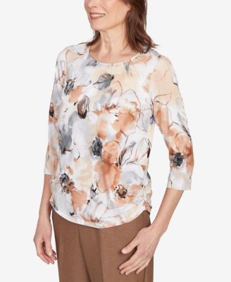 Petite Watercolor Floral Top