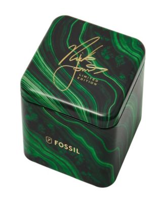 Unisex Nick Jonas x Machine Luxe Vignette Brown Croco Leather Watch, 37mm