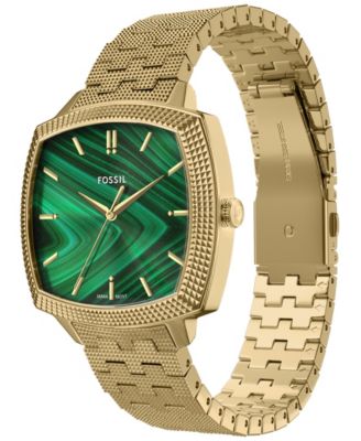 Unisex Nick Jonas x Machine Luxe Malachite Gold-Tone Stainless Steel Watch, 37mm