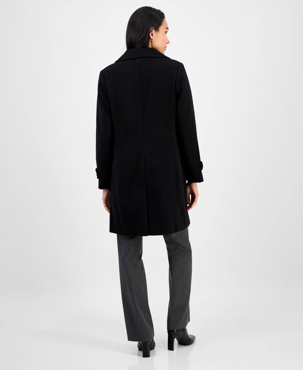 Michael Kors Women's Single-Breasted Button-Front Coat