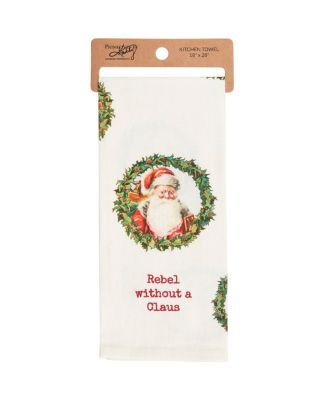 Rebel Without a Claus Kitchen Towel