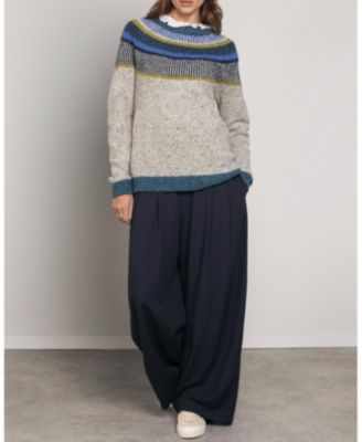 Women's Statement Donegal Wool Sweater
