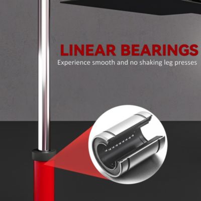 Leg Press Machine with Adjustable Leg, Back, Head Positions