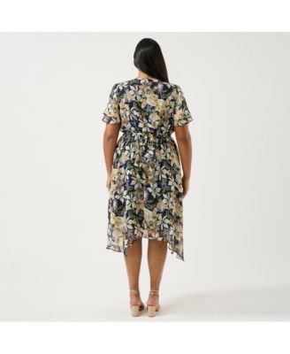 Plus Size Wilsons Prom Floral Dress