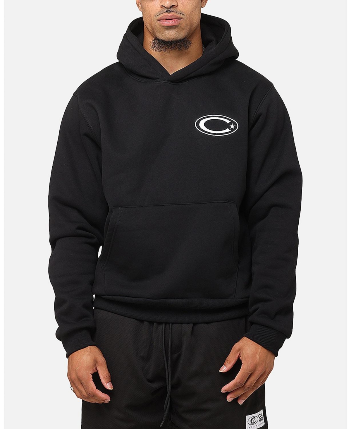 Men's Graffiti Hoodie - Grey marle