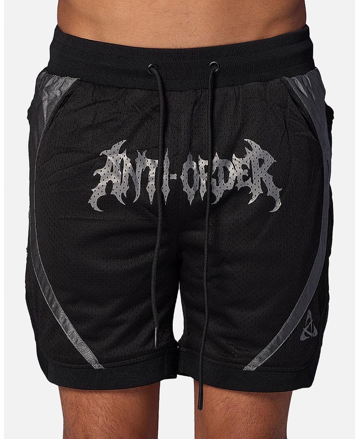 Men's Sparta Mesh Basketball Shorts - Black/grey