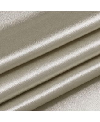 Ultra Lux Faux Silk Regency Crinkle Rod Pocket Semi Sheer Single Curtain Panel - 52 in. W x 84 in. L