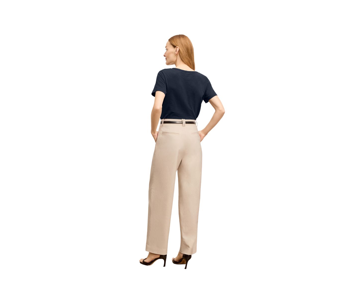 Женская футболка M.M.LaFleur Kenya - Organic Cotton Slub, цвет: Тёмный тёмно-синий — фото 2
