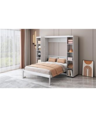 Murphy Bed Wall Bed with Storage Doors