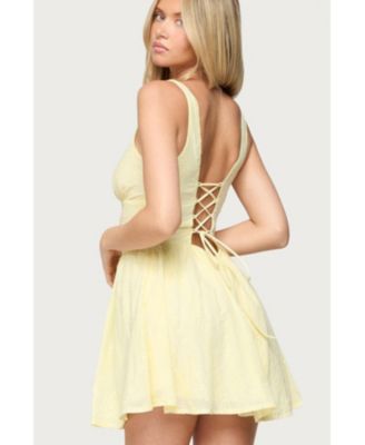 Women's Reina Embroidered Cotton Mini Dress