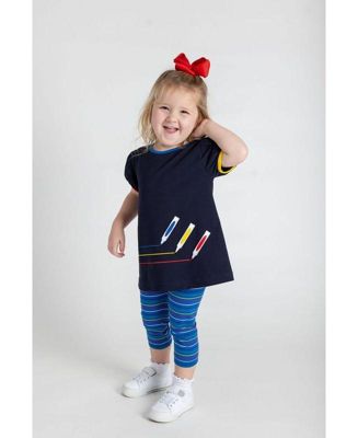 Toddler Girls Knit Set With Markers