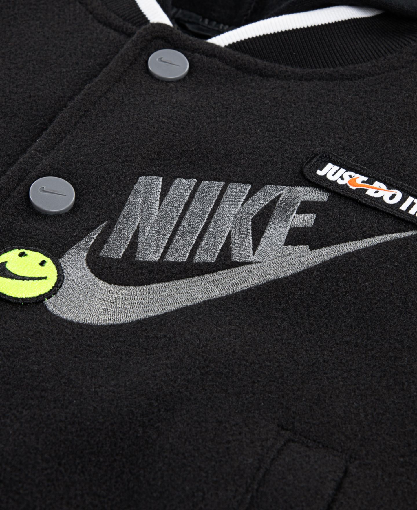 Куртка Nike Hooded Varsity Jacket для мальчиков-малышей, цвет: Чёрный — фото 3