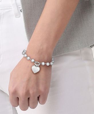 Logo Heart Beaded Bracelet