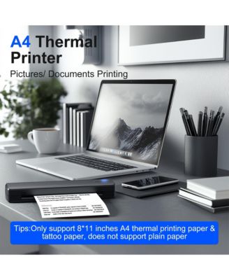 Nelko D810-A Wireless Bluetooth Inkless Portable Thermal 8.5x11" Printer