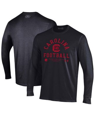 Under Armour - Men's Black South Carolina Gamecocks 2025 Sideline Football Performance Cotton Long Sleeve T-Shirt
