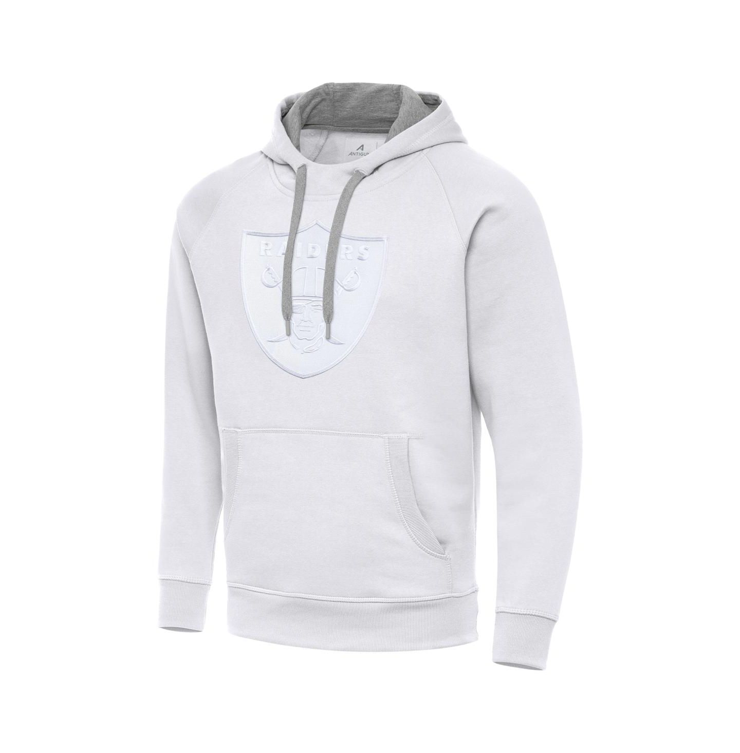 Мужское худи Antigua White Las Vegas Raiders Victory Pullover — фото 3