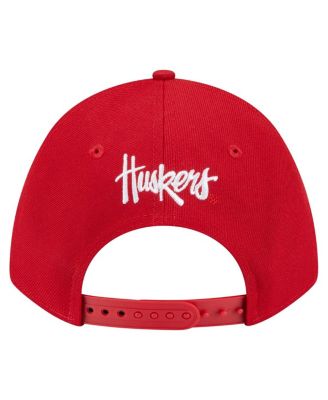 Men's Scarlet Nebraska Huskers Team Collective 9FORTY M-Crown Adjustable Hat