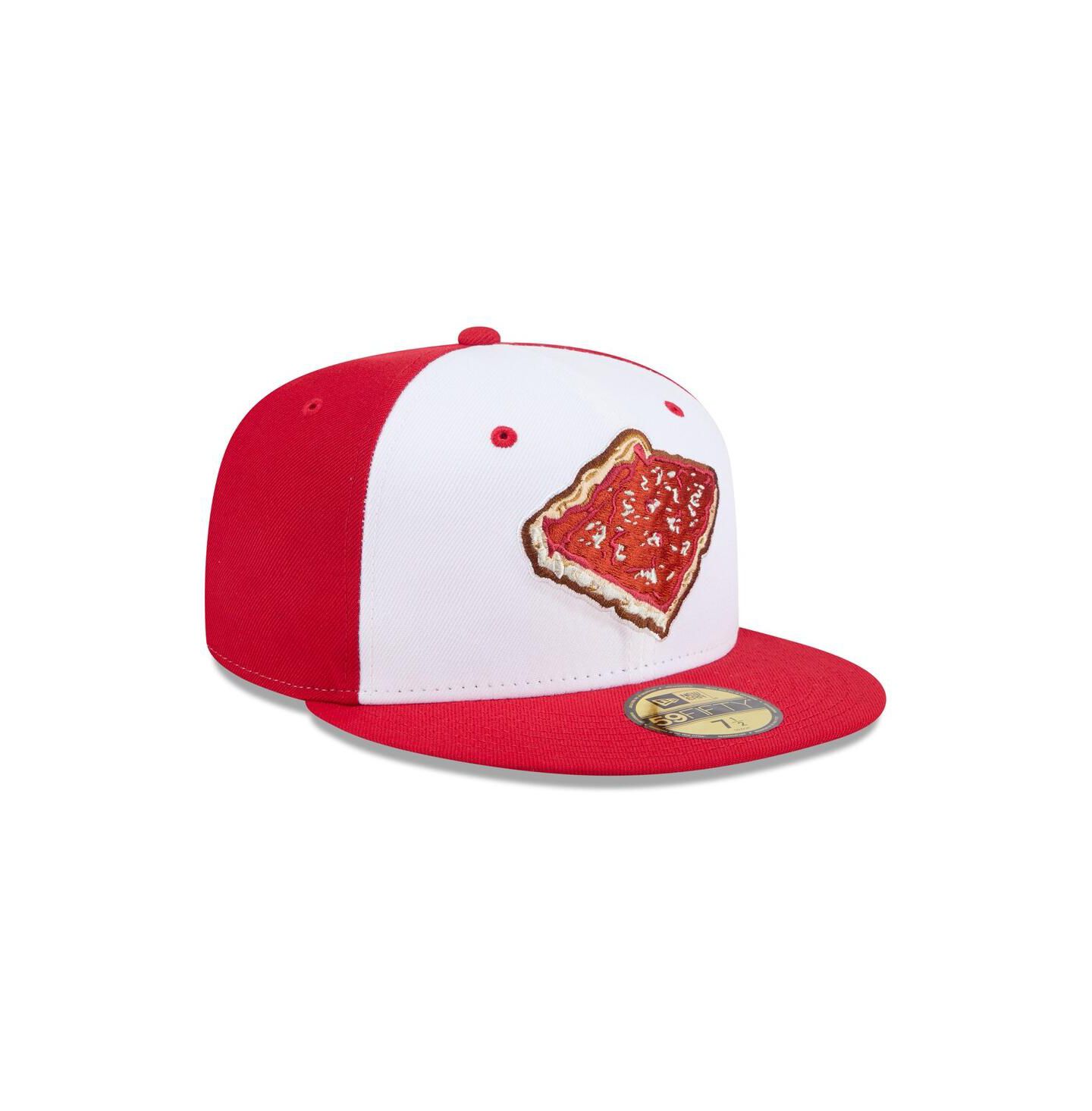 Мужская кепка New Era Red Lehigh Valley IronPigs Theme Nights 59FIFTY Fitted Hat — фото 3