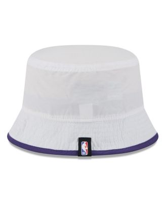 Men's White/Purple Phoenix Suns 2025 NBA Draft Nylon Bucket Hat