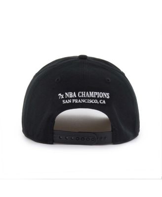 Men's Black Golden State Warriors Every Time Past Champs Hitch Adjustable Hat