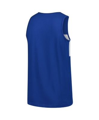 Men's Royal Indianapolis Colts Retro Color Block Tank Top