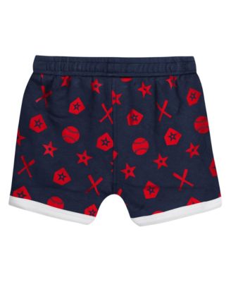 Big Boys and Girls Navy Atlanta Braves On Deck 2-Piece Diaper Cover Set