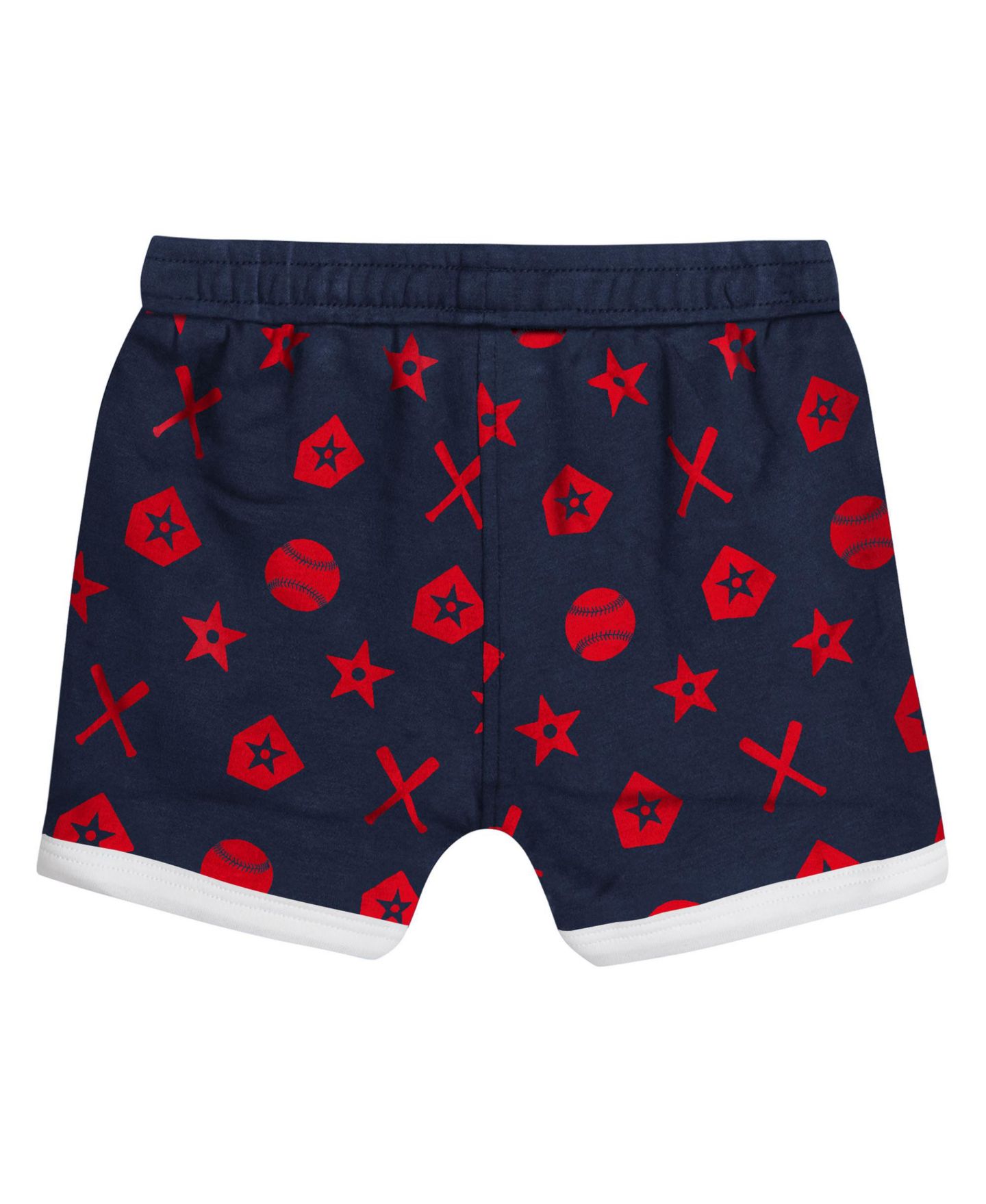 Outerstuff Big Boys and Girls Navy Atlanta Braves On Deck 2-Piece Diaper Cover Set — фото 4
