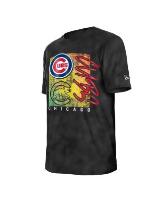 Women's&nbsp;Black Chicago Cubs Sport Classics Enzyme Wash Oversized T-Shirt