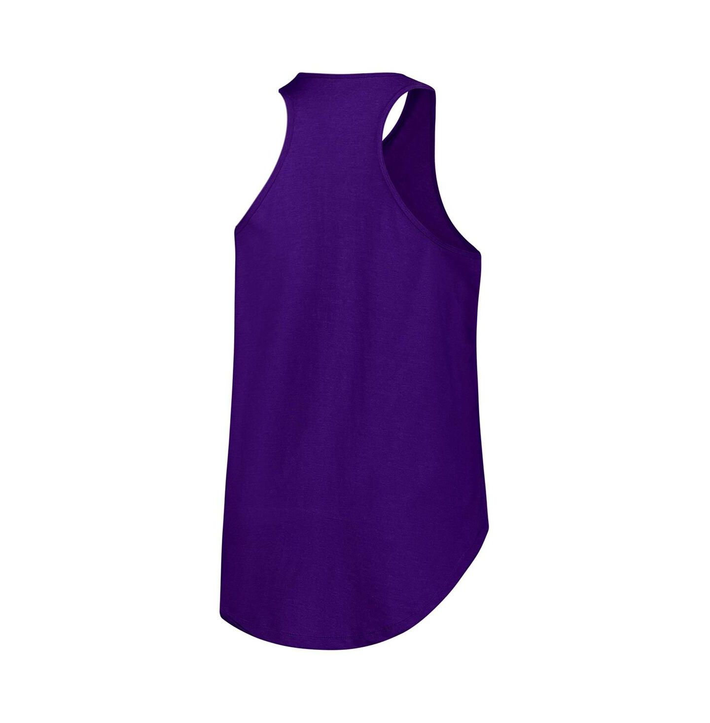 Женский топ Fanatics Purple LSU Tigers Plus Size Arch — фото 2