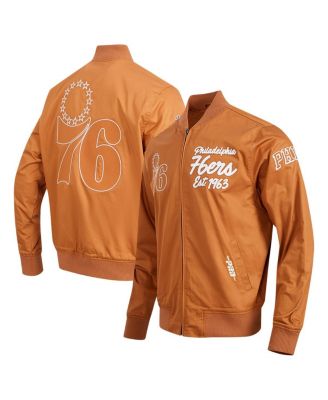 Pro Standard - Men's Brown Philadelphia 76ers Paint The City Full-Zip Jacket
