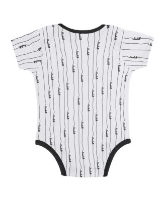 Big Boys and Girls Gray/White Chicago White Sox 2-Pack Play Ball Bodysuit Set
