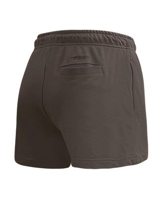 Women's Brown New York Yankees Neutral Fleece Shorts