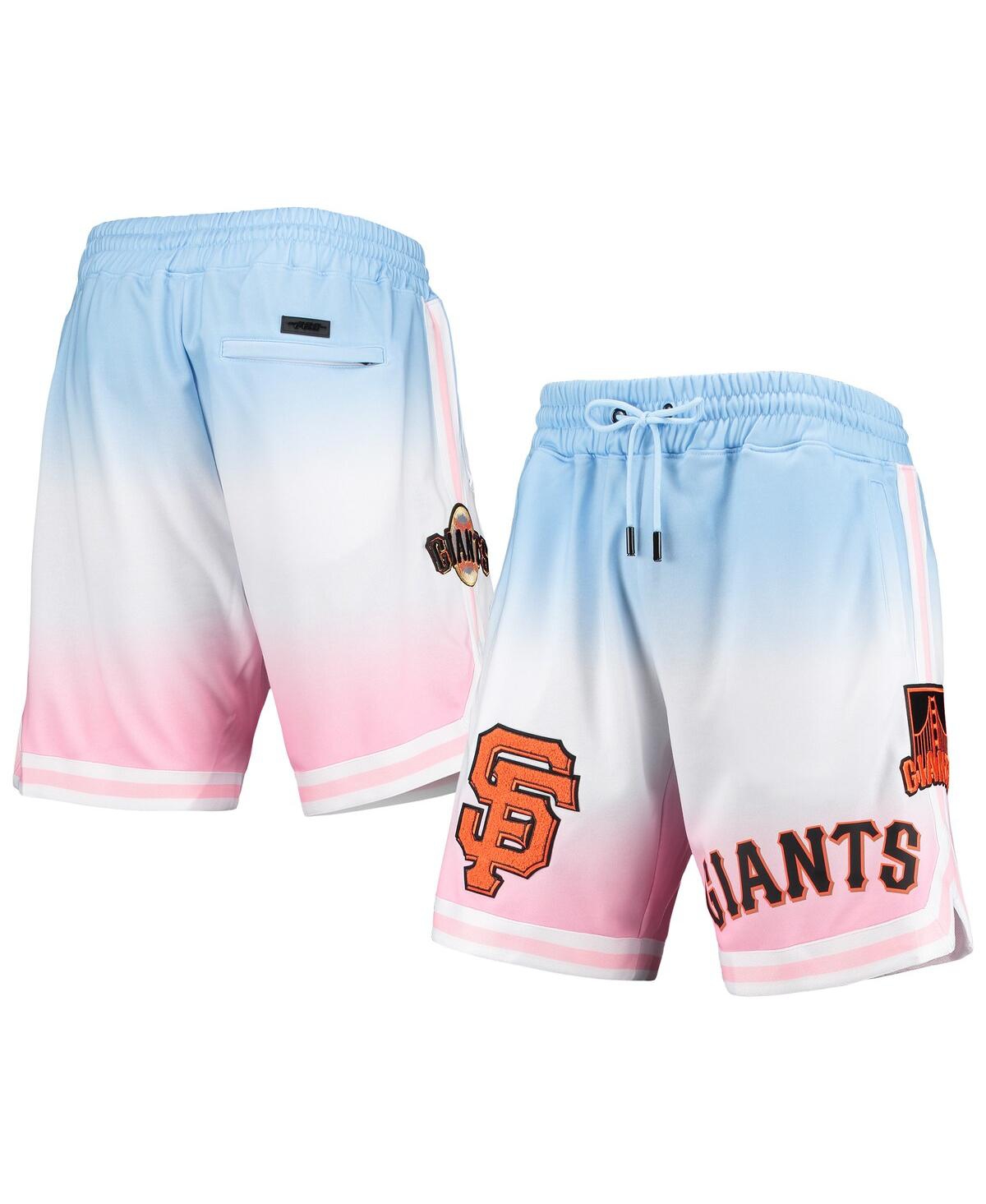 Men's Blue/Pink San Francisco Giants Team Logo Pro Ombre Shorts - Blue, Pink