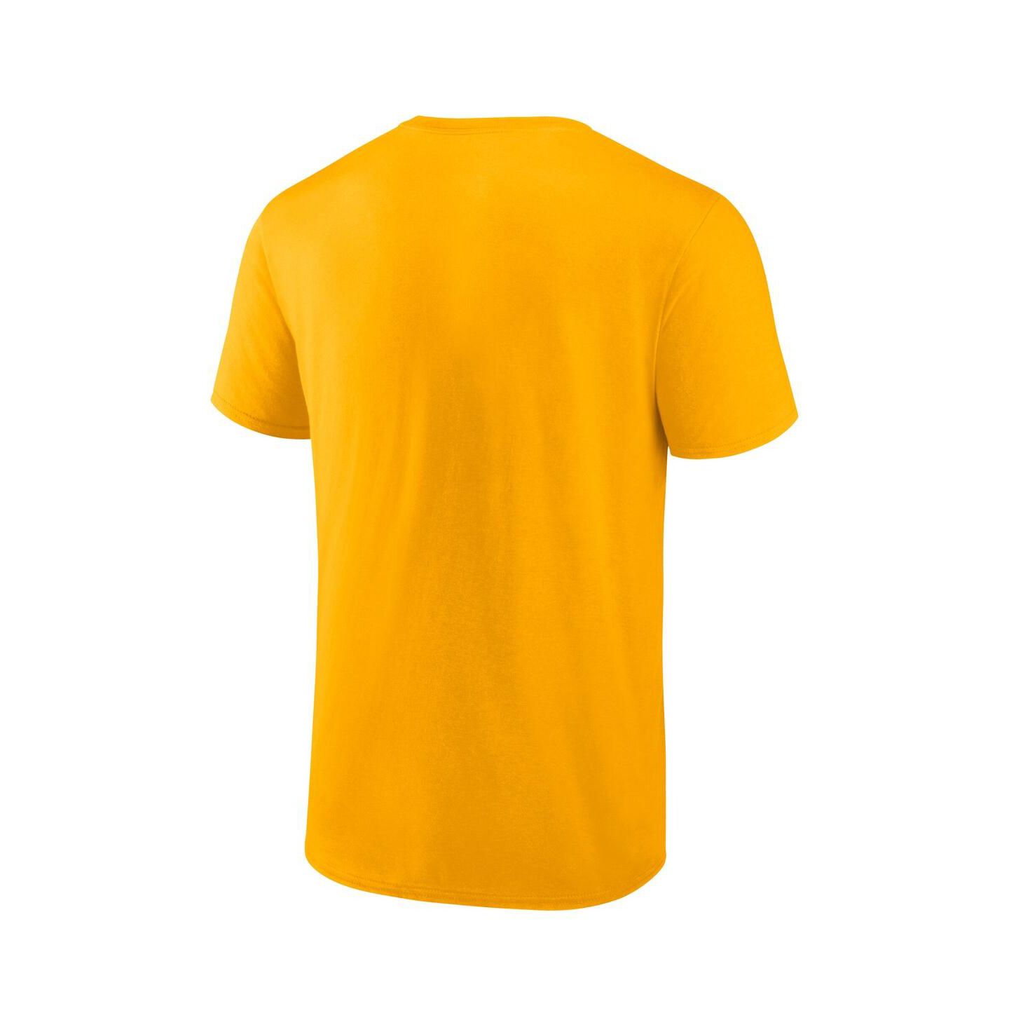 Мужская футболка Fanatics Gold St. Louis Blues Primary Logo — фото 2