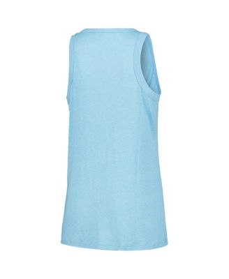 Women's Light Blue Kansas City Royals Gauze High Neck Tank Top