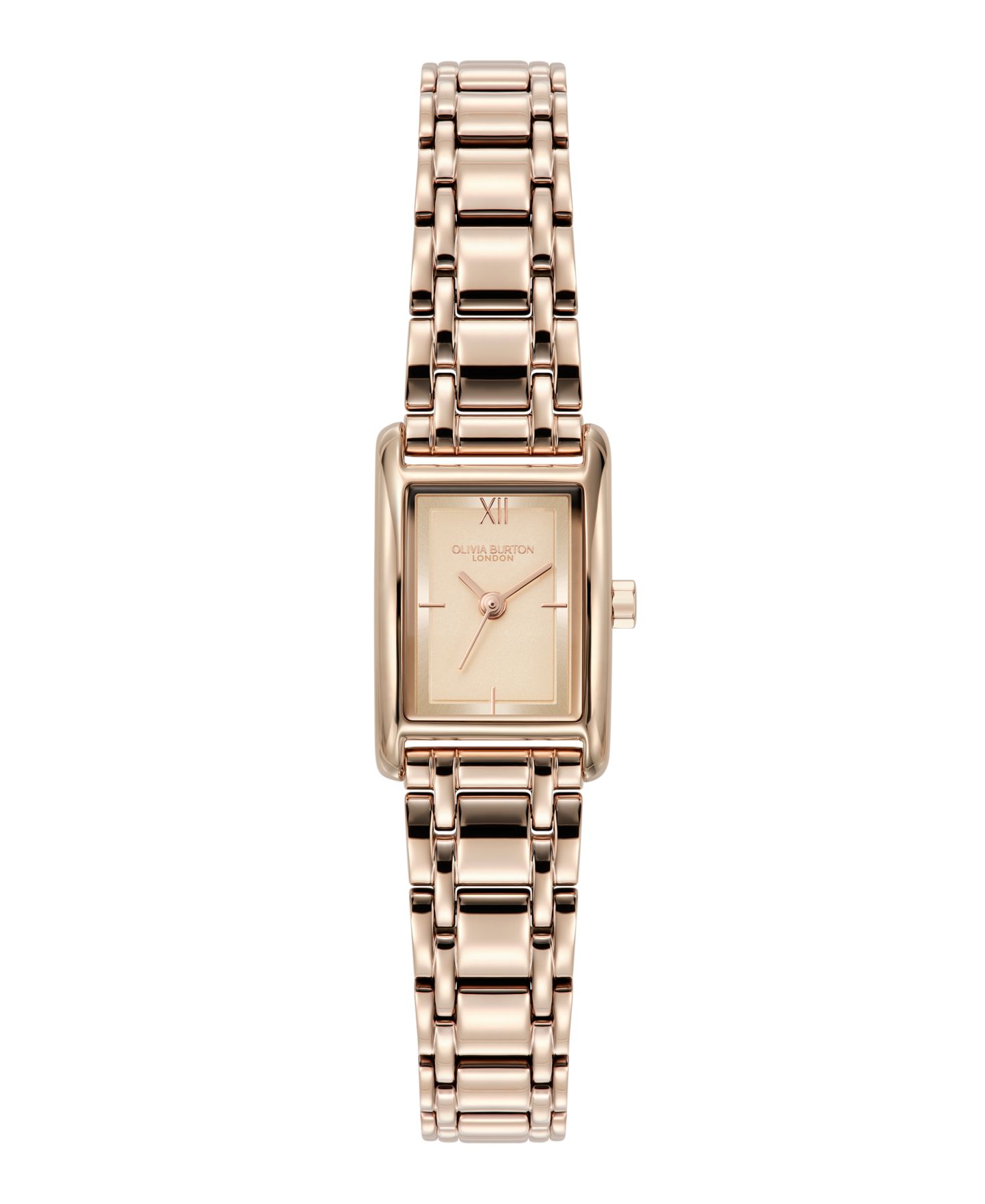 Женские часы Olivia Burton Mini Grove Rose Gold Tone Stainless Steel Bracelet Watch, 16mm — фото 1