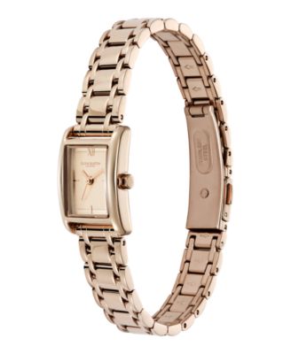 Women's Mini Grove Rose Gold Tone Stainless Steel Bracelet Watch, 16mm