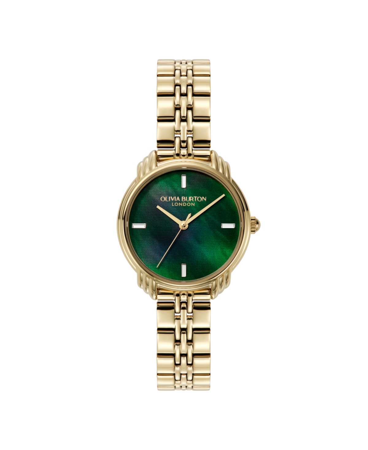 Women's Art Deco 2.0 Gold Tone Stainless Steel Bracelet Watch, 30mm - Gold