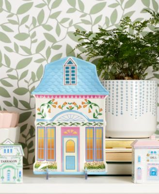 Village 2nd Edition House Accent Plates, Set of 4