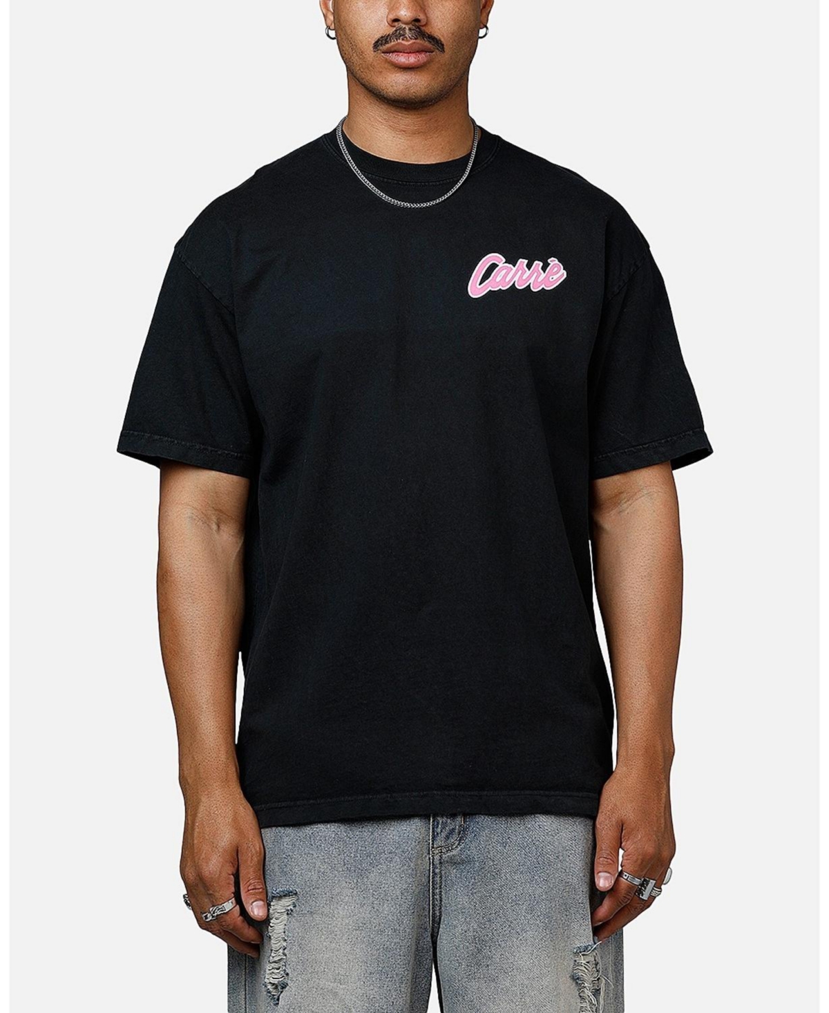 Men's Pepe Heavyweight T-Shirt - Black acidwash