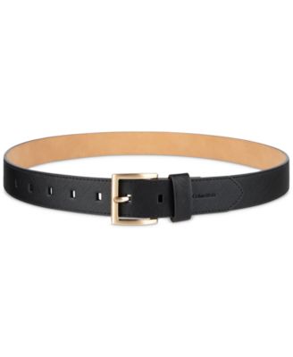 Geometric Saffiano Dress Belt