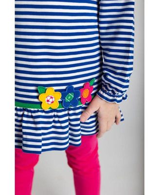 Knit Set With Sport Ball Flowers